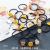 Korean Style Fashion Children's Leather Cover Rubber Band Female Tie-up Hair Head Rope Girls' Hair Band Baby Does Not Hurt Hair Tie Hair Accessories