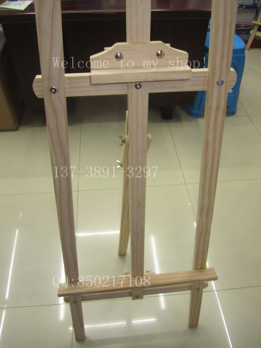 Large Shelf 145 Pine Stand Easel Display Stand Floor-Standing Rack Foldable Lifting Easel Shelf