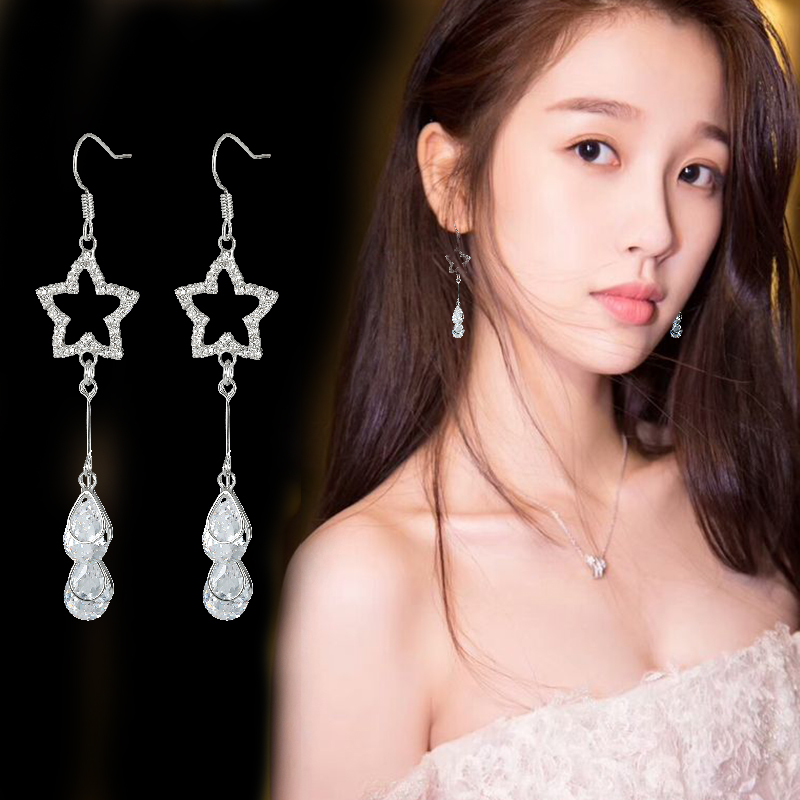 厂家直销锆石女耳钉 韩版新款潮流饰品锆石耳钉欧美外贸夸张耳饰