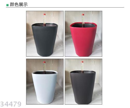 Yzt1006 Automatic Water Feeding Lazy Flower Pot Mixed Color