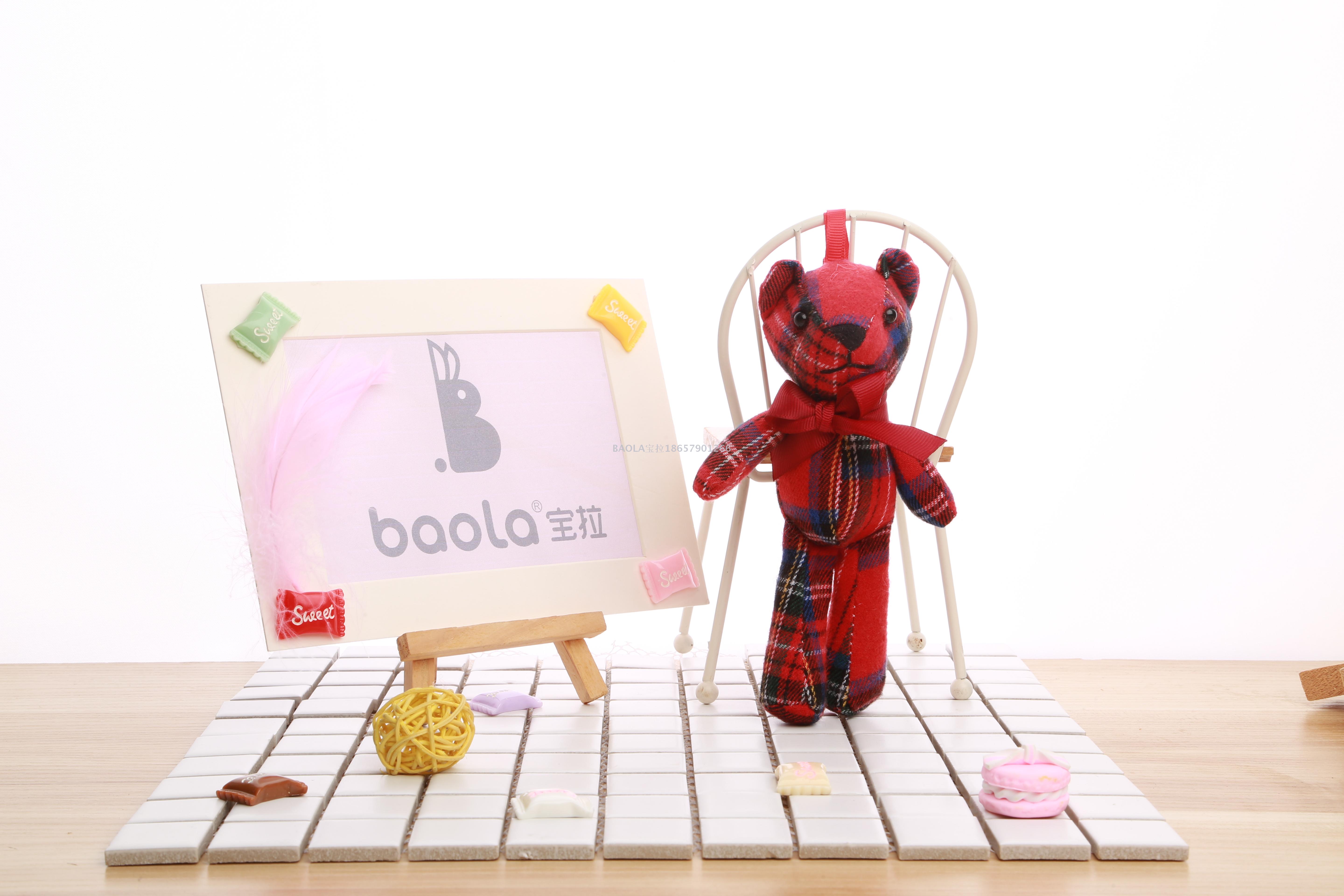 格布熊毛绒小公仔钥匙扣小号爪机娃娃婚庆抛洒玩偶