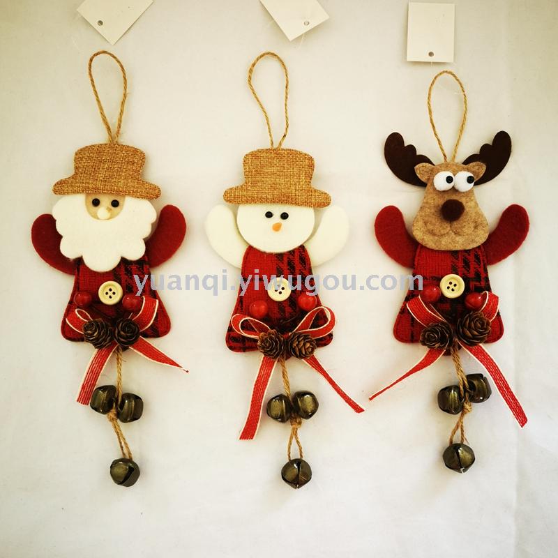 圣诞装饰品 圣诞小布艺挂件 圣诞礼品
