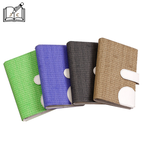 factory direct creative fresh a6 hand book imitation woven leather diary journal notebook spot wholesale