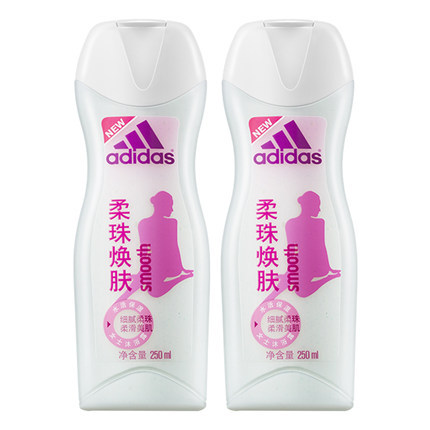 adidas soft beads skin rejuvenation lotion 250ml women‘s shower gel
