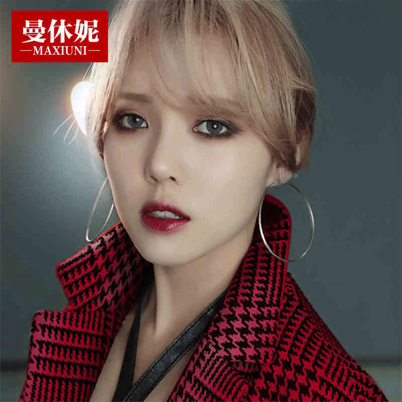 大耳圈女夸张圆圈环日韩国时尚耳环气质耳扣个性耳钉厂家直销批发