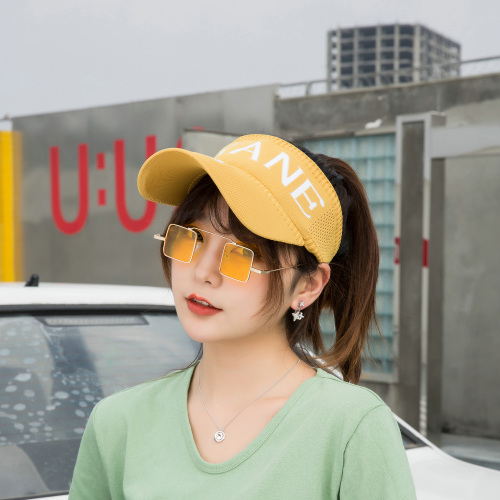 knitted hat women‘s fashion empty top hat korean fashion all-match women‘s hat outdoor sports hat street leisure sun hat