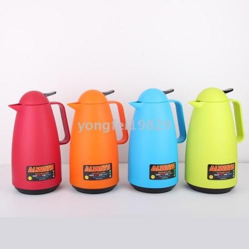 always yongfei plastic liner hot selling middle east coffee pot fashion travel insulation board hot and cold kettle