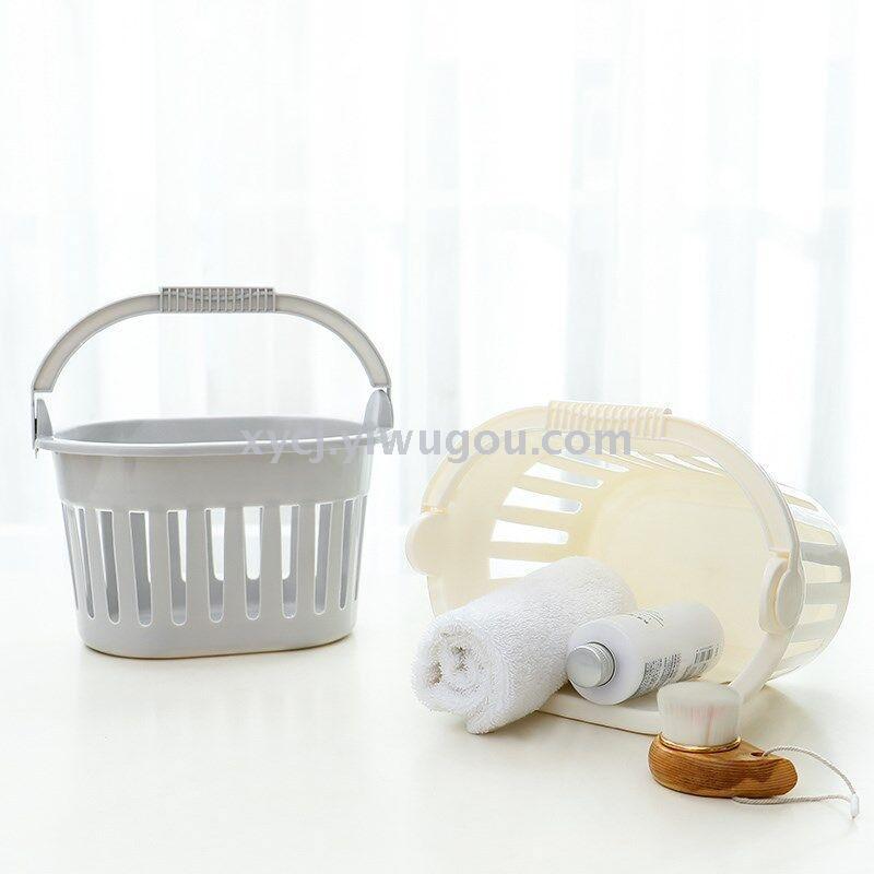 Plastic portable storage basket for the bathroom pic 4