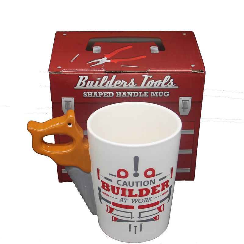 创意五金工具马克杯 电锯杯 钳子杯 特色工具陶瓷杯 水杯咖啡杯