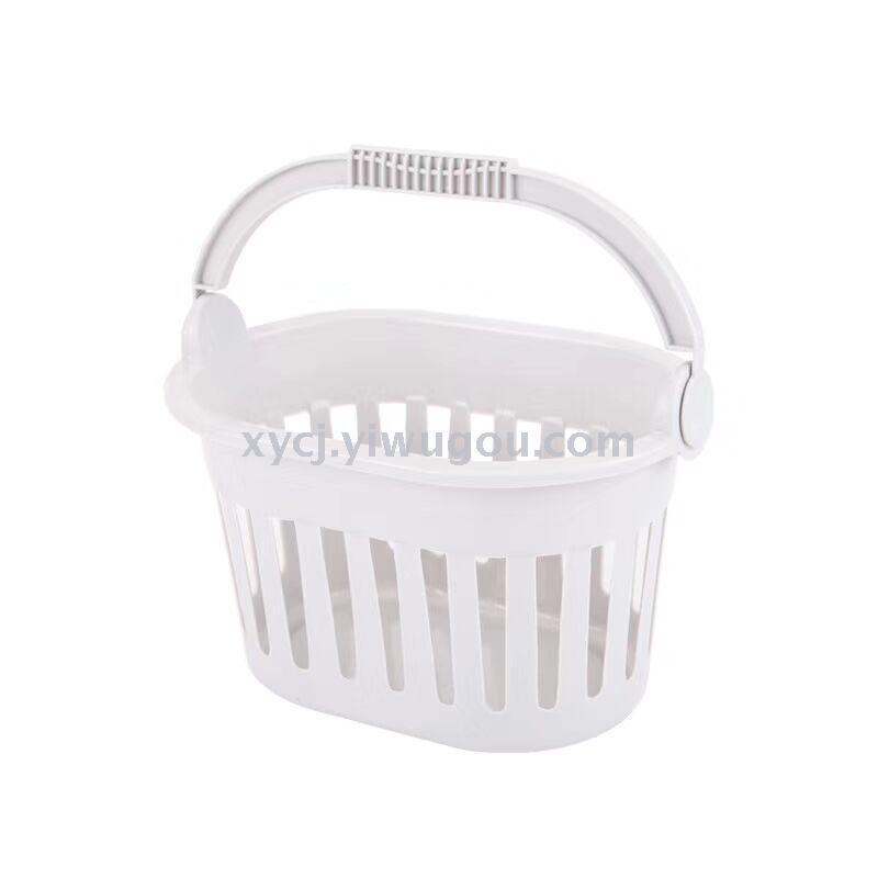 Plastic portable storage basket for the bathroom pic 5