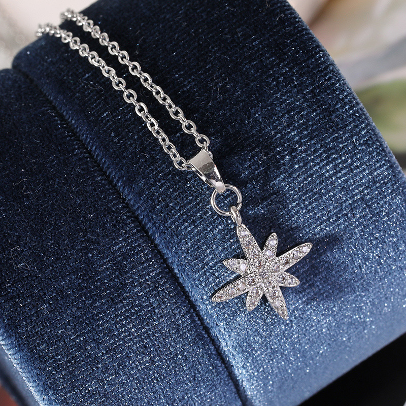 星芒时尚个性韩版锁骨项链气质百搭吊坠毛衣链简约女ins网红礼物