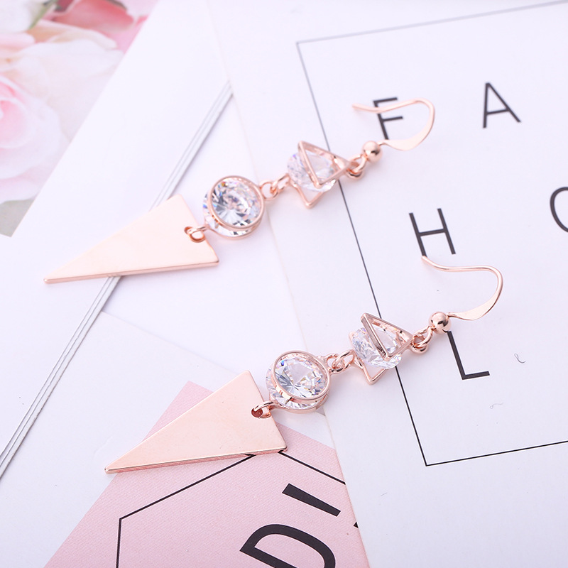 韩版金属锆石夸张百搭耳环wish速卖通亚马逊供货商厂家直销批发