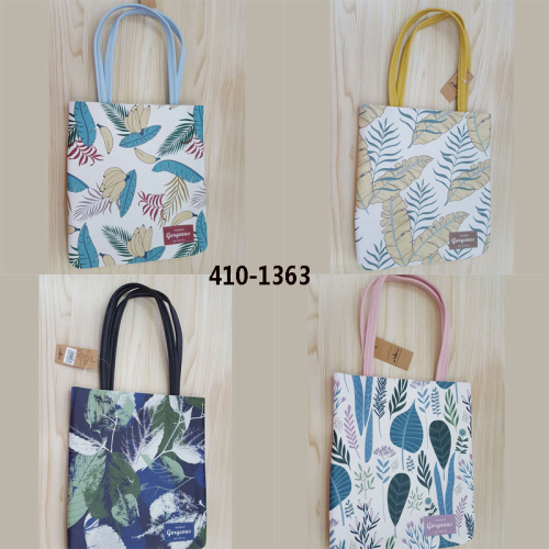 factory direct sales handbag feather flower color handbag， shopping bag eco-friendly bag
