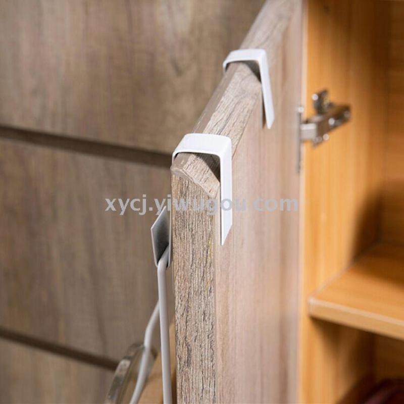 Entrepreneurial iron art door back pot lid rack, non-drilling pot lid storage hanging rack, kitchen cutting board draining rack, storage rack pic 4