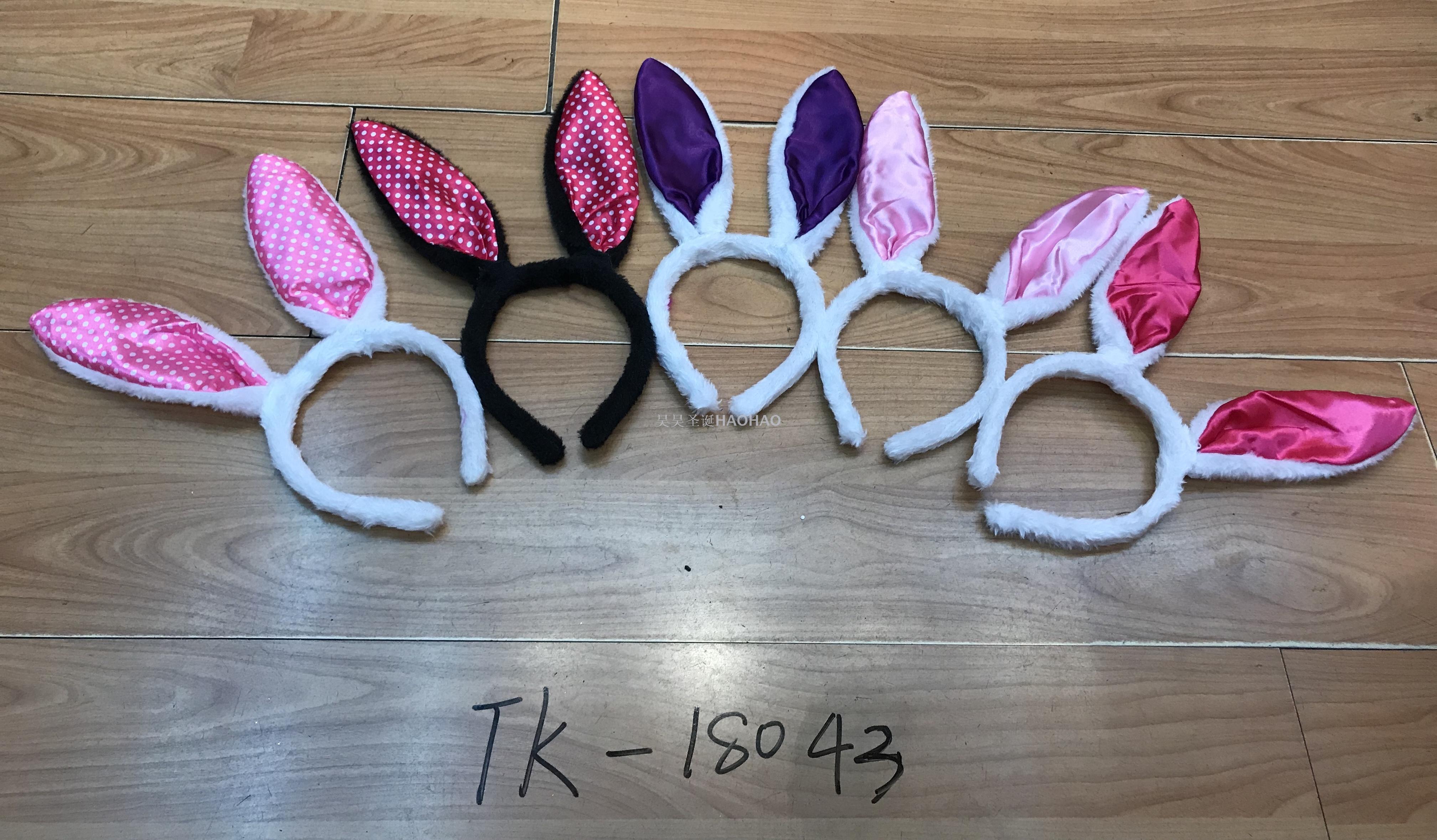 圣诞头扣带铃铛鹿角头扣成人儿童头扣派对用品圣诞厂家直销