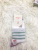 Cyber Celebrity Socks Female Ins Fashionable All-Matching Student Sports Korean Style College Style Street Cool Spring and Summer Horizontal Stripe Socks