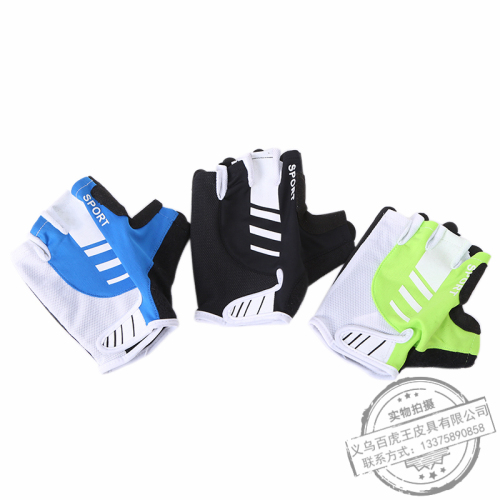 Car Knight Bicycle Exercise Non-Slip Gloves Half Finger Outdoor Sports Riding Fitness Gloves Anti-Cocoon