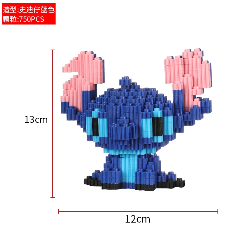 积木、益智小积木微颗粒、微颗粒积木拼装玩具卡通人物动漫系列