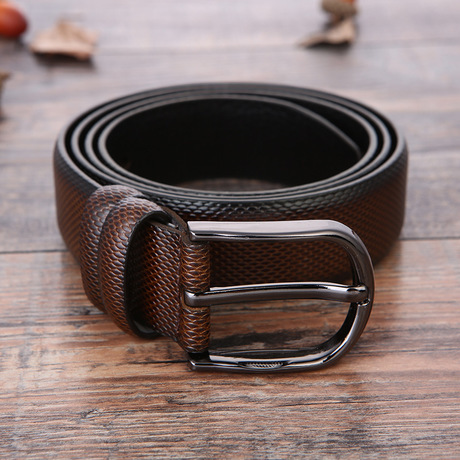 european and american fashion men‘s business belt creative gift belt customizable logo factory wholesale