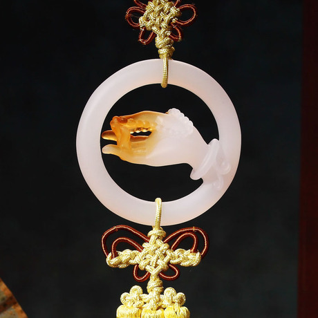 汽车挂件 古法琉璃 佛珠车内挂件 定制送礼 批发 一件代发