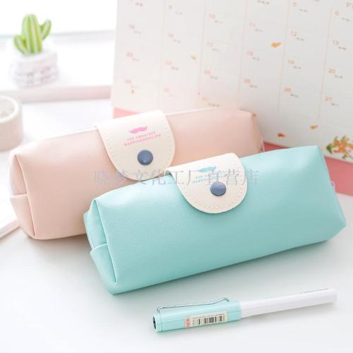 Simple Pencil Case Primary School Student Cute Large Capacity Stationery Bag School Supplies Children Gift Kindergarten Prizes Wholesale