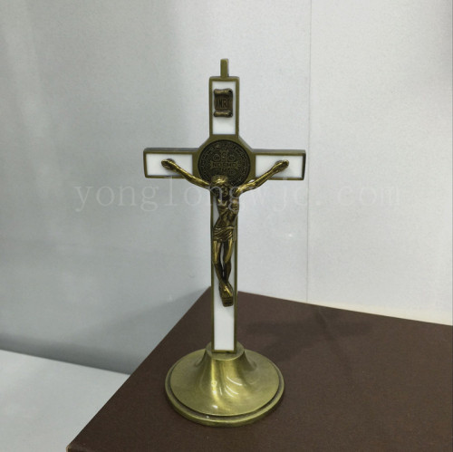 Oil Dripping Cross Ornaments Religious Supplies Alloy Cross Hardware Gift Ornaments