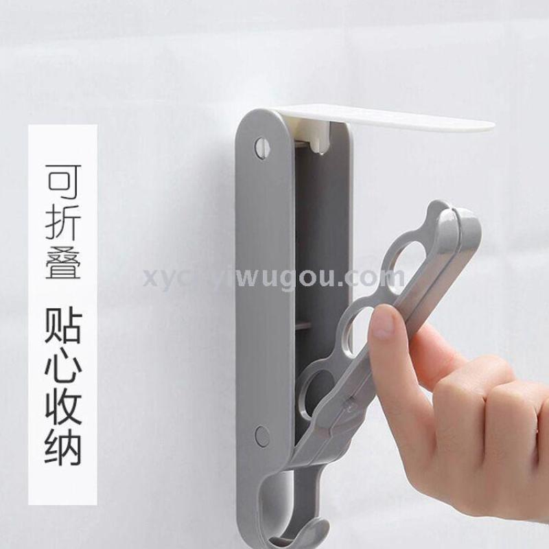 Wall-mounted washing machine hanger storage rack without drilling holes pic 2