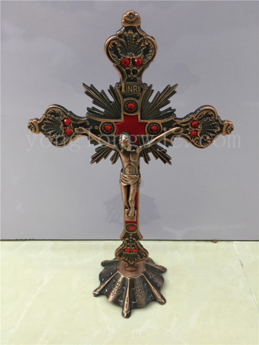 Cross Religious Products Zinc Alloy Ornaments Metal Gifts