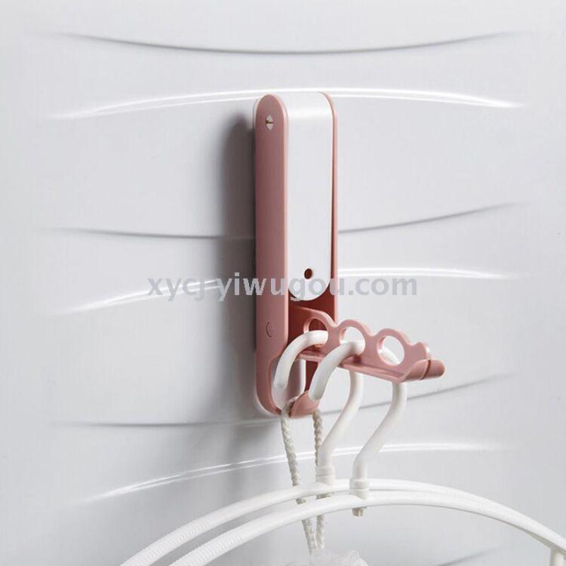 Wall-mounted washing machine hanger storage rack without drilling holes pic 1