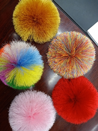 Factory Direct Sales Fur Ball Tassel Polyester Embroidery DIY Shoe Ornament Accessories Fur Ball Tassel Shoes Shoe Ornament Wholesale