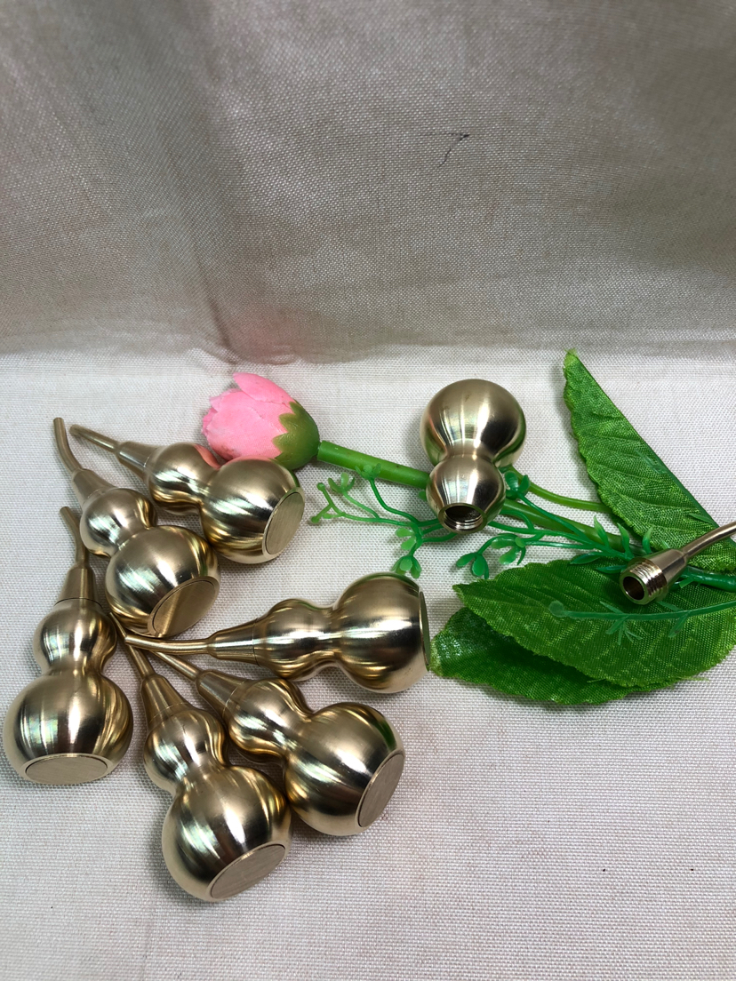 纯铜葫芦可以打开放平安经佛珠手链饰品礼品