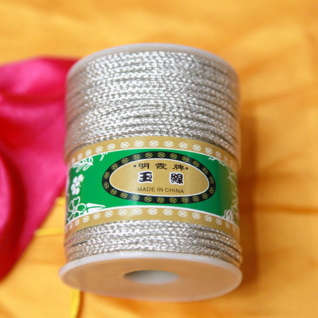 Factory Direct Nylon Gold Thread DIY Handmade Accessories Gold Thread Silver Thread Braided Wire Bracelet Bracelet String Rope spot 