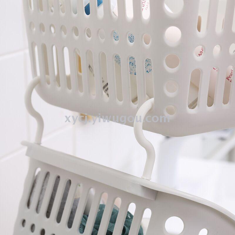 Hook storage basket, kitchen hanging basket, bathroom storage basket pic 1