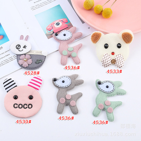 korean ins cute cute trendy puppy plush doll brooch children‘s clothing accessories corsage accessories