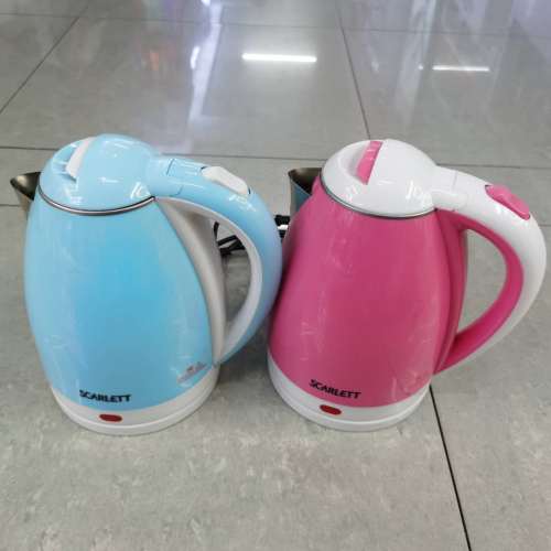 Inner Stainless Steel Outer Pstic Double-yer Anti-Scald Fshlight Kettle Automatic Power off