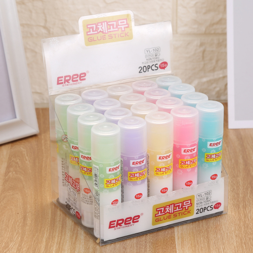 15G Jelly Solid Glue Sticker Glue Lipstick Glue Student Office Korean Yi Li Brand No. YL-102 New
