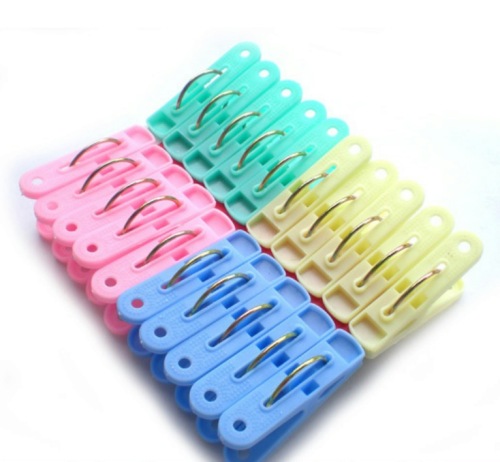 20 PCs Color Plastic Clip Drying Clothespin Clothes Clip Clip Pants Little Clip Clothespin