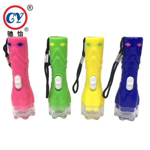Factory Direct Sales Exquisite Appearance Non-Slip Thread Lighting Torch Hand-Held Lanyard Lighting Small Flashlight