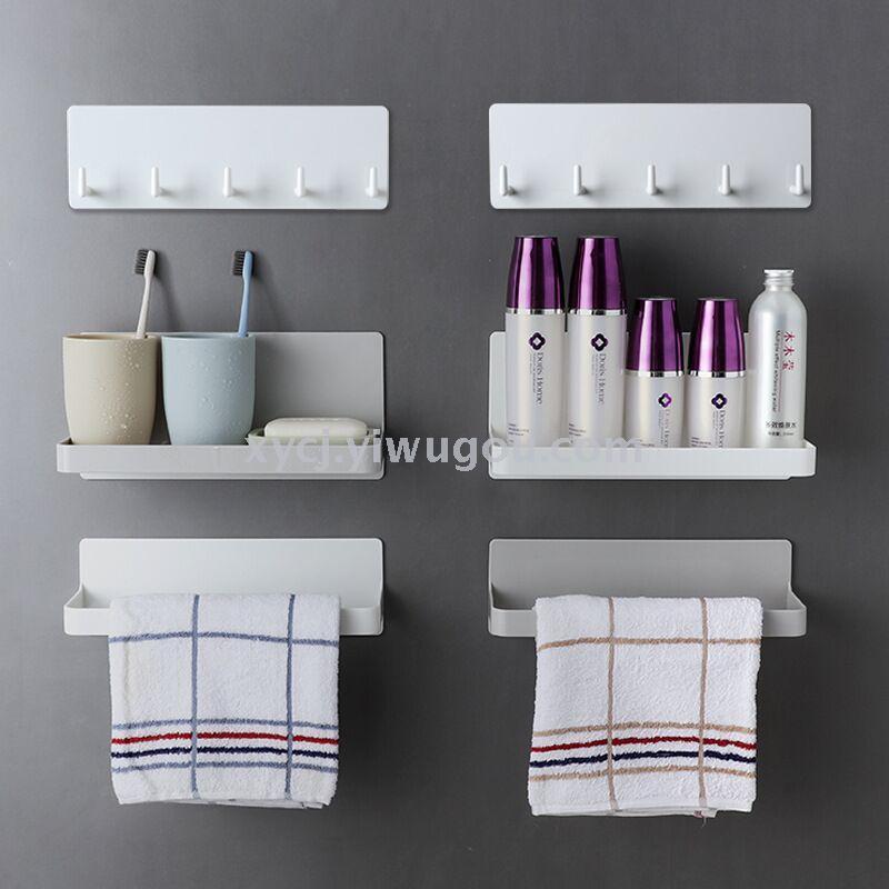 Wall-mounted seamless storage rack pic 4