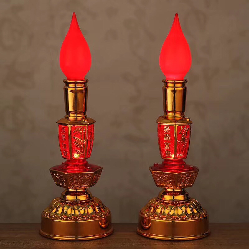 佛前供灯LED电烛吉祥如意灯