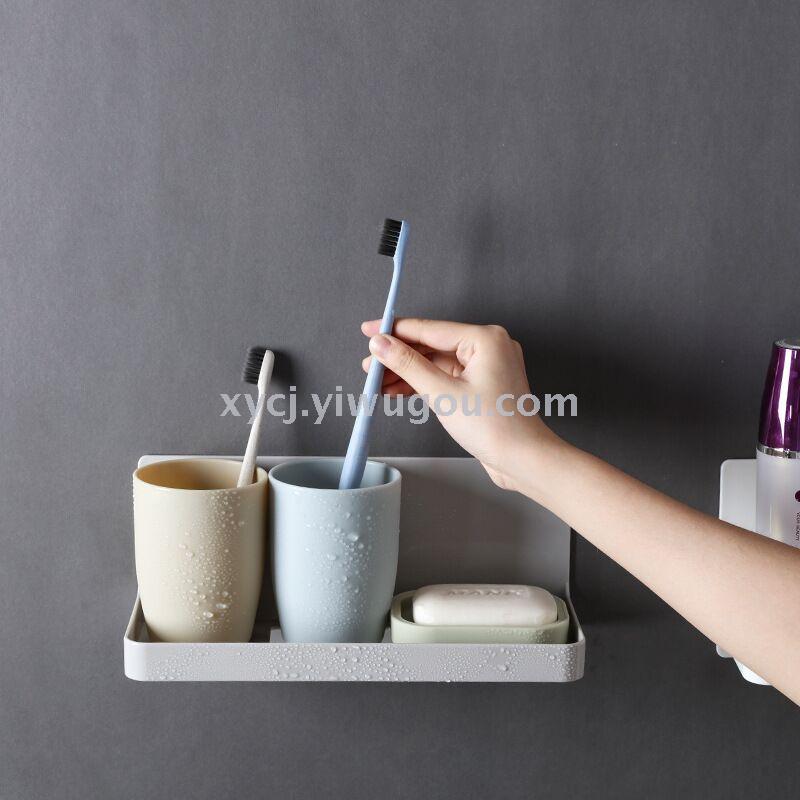 Wall-mounted seamless storage rack pic 1