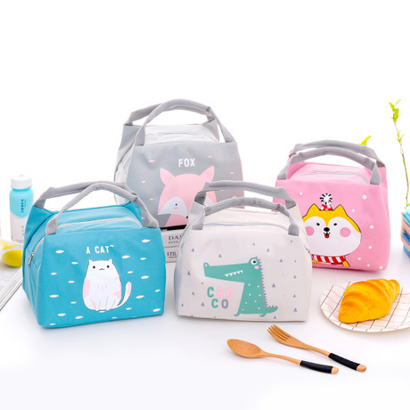 Portable Small Size Lunch Box Bag Thickened Winter Warm Insulated Bag Picnic Bag Lunch Bag Fresh-Keeping Bag