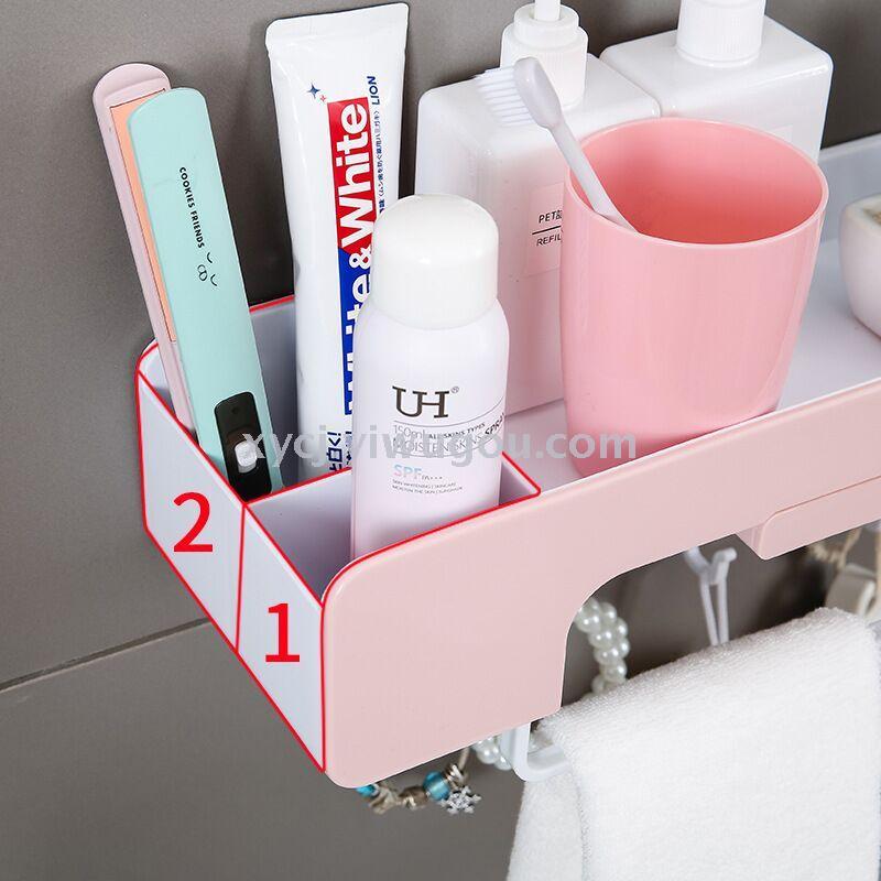 Multi-functional non-drilling wall-mounted towel rack for bathrooms, kitchens and toilets pic 4