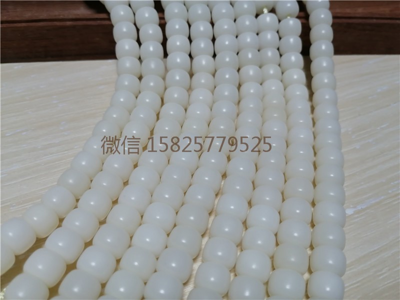 天然白玉菩提散珠手持多圈6x8 7x9 8x10 9x11 9x12 10x13 108颗