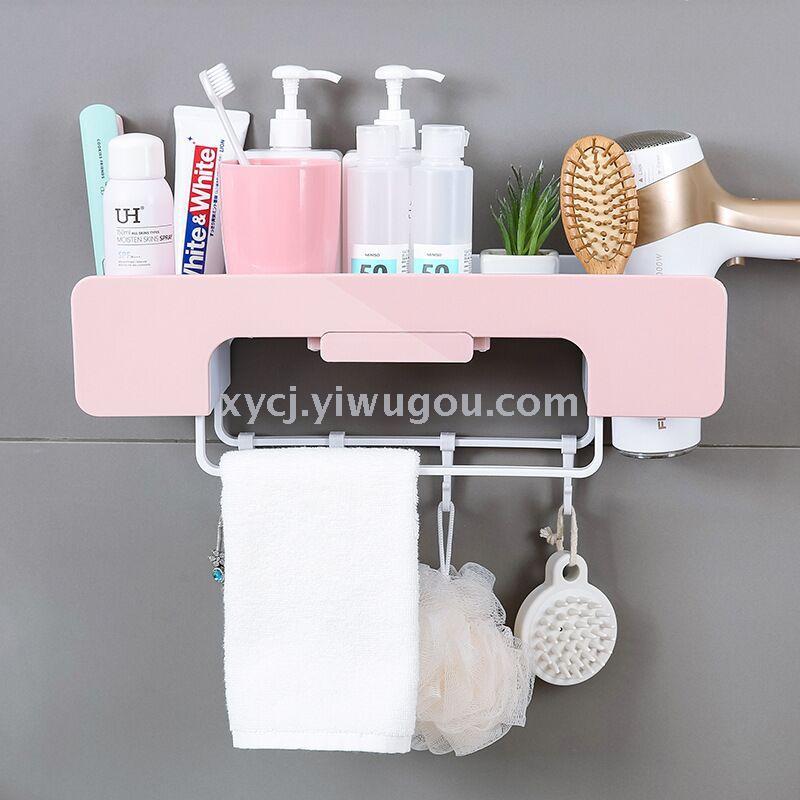 Multi-functional non-drilling wall-mounted towel rack for bathrooms, kitchens and toilets pic 1