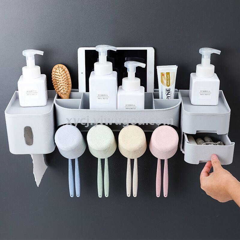 New wall-mounted multi-functional storage rack pic 4