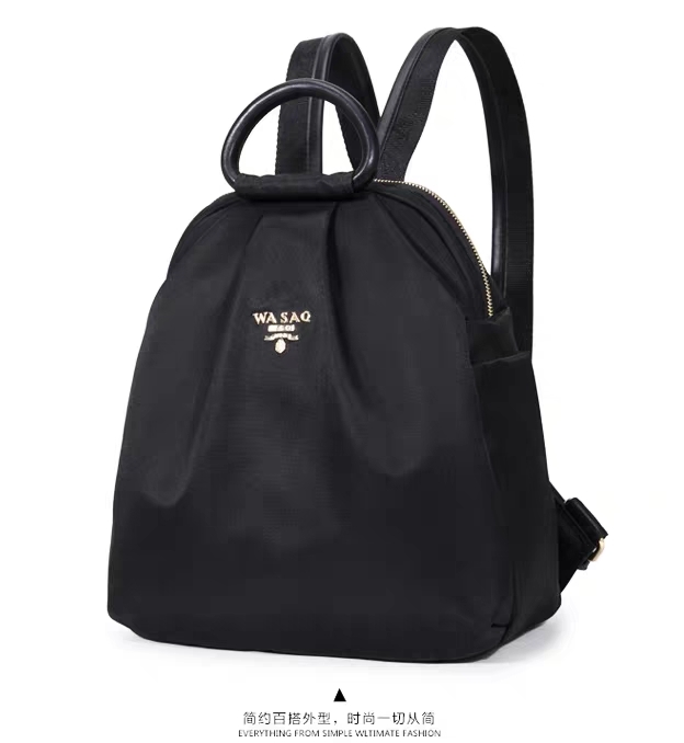 特利瓦萨琪双肩包女新款牛津布防水时尚轻便大容量帆布旅行背包潮