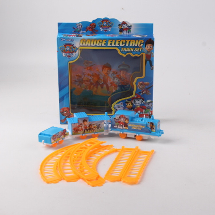 儿童玩具益智拼装拼插积木狗狗巡逻轨道车男孩玩具