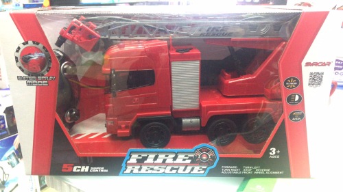 Remote Control Fire Truck Sprinkler Engineering Vehicle Children‘s Toy Boy Remote Control Car Electric Gift 