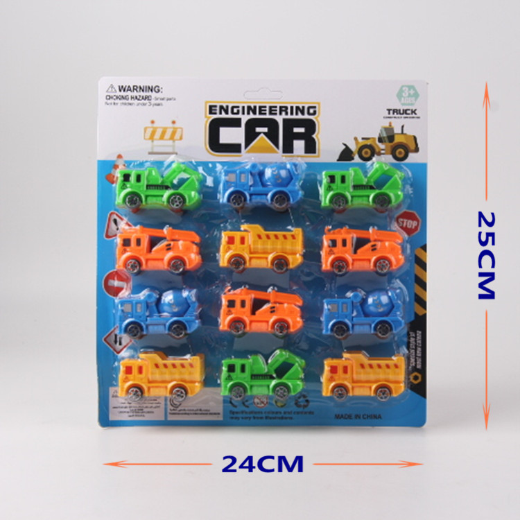 义乌小商品地摊货源 外贸玩具批发滑行工程车F34687